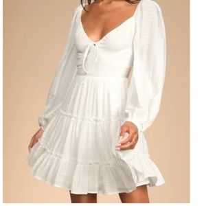Lulu’s Tender Memories White Dress